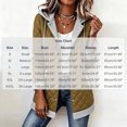 thumbnail image 4 of Ihhxva Women's Hooded Quilted Jacket, Snap Front Mid-Length Coat with Detachable Hood and Pockets, Long Sleeve Casual Outerwear S - 3XL, 4 of 8