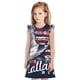 thumbnail image 1 of Balery Mallard Duck With American Flag Camisón de princesa para niñas, pijama de algodón con mangas abullonadas, suave y bonito.-Large, 1 of 6