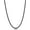 Black 2.5mm, variant on Black Rope Chain for Men, Mens Chain Necklaces, Rope Chain Necklaces for Men Women 2.5/3mm