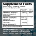 thumbnail image 6 of Balincer Vitamin D3 + K2 Supplement, 5000 IU,GMO Free,Vegan, 120 Vegetarian Capsules, 6 of 6