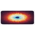 thumbnail image 1 of Space Kitchen Mat, Galaxy with Stars and Black Hole Mysterious Celestial Magic Astral Universe View, Plush Decorative Kitchen Mat with Non Slip Backing, 47" X 19", Orange Blue, by Ambesonne, 1 of 1