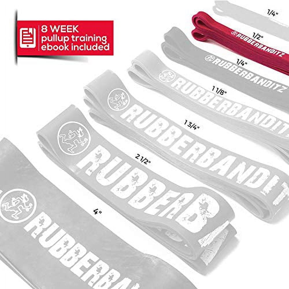 Rubberbanditz Pull Up Assist Resistance Bands Heavy Duty Loop Exercise Workout
