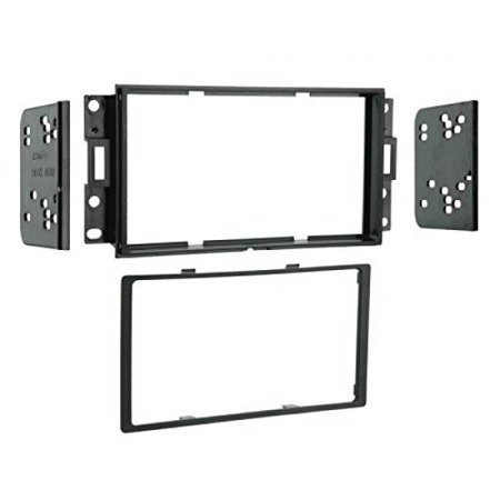Din Black Dash Kit - Metra 95-3527 Double DIN Installation Dash Kit for 2004-up Pontiac Grand Prix Vehicles (Black)