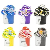 qILAKOG 70ml Furry Cloud Butters Slimes Clays Toy Non Settling With Accessories DIY Noodles Stretchy Slimes For Creatives Crafts