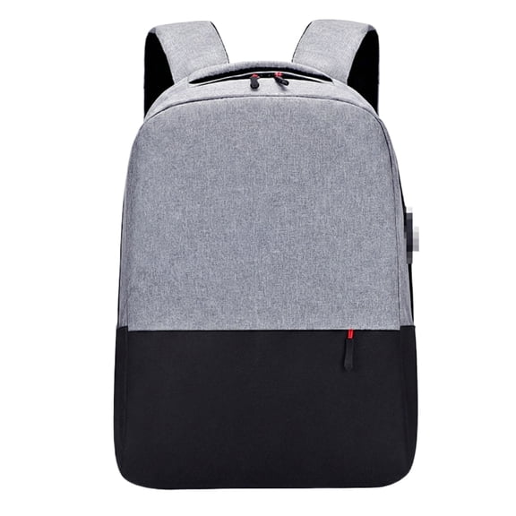 Versatile Student Backpack for Men Women Color Block Lightweight Large Capacity Backpacks Casual Travel Backpack Purse for Laptop