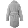 thumbnail image 2 of BC BARE COTTON Bare Cotton Kids Microfiber Fleece Shawl Robe - Boys - Gray - Medium, 2 of 2