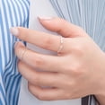 thumbnail image 1 of Anillo de plata esterlina S925 Anillo de mujer con personalidad simple Anillo de comida Anillo de cola pequeña Anillo pequeño Apertura ajustable, 1 of 4
