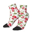 thumbnail image 2 of Bingfone Strawberry1 Design Patterned Men'S Women'S Casual Cotton Socks, 2 of 9