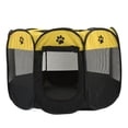 thumbnail image 3 of Portable Foldable Pet Playpen, Dog Tent Cage Zippered Door Breathable Waterproof Steel Wire Frame  For Cats For Indoor, 3 of 8