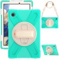 thumbnail image 2 of Case de tableta para Samsung Galaxy Tab A8 10.5 '' x200/x205 con soporte de rotación de 360 ° y correa de mano y correa para el hombro Ikkle Tab A8 10.5 X200/X205, 2 of 10