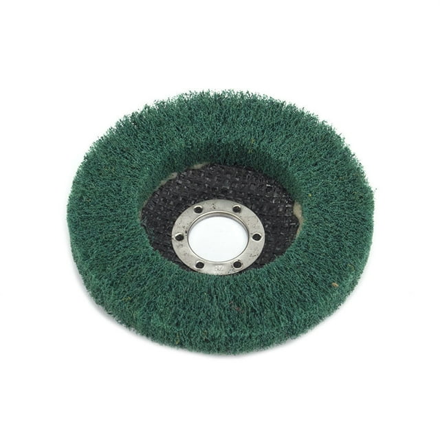 1/5 / 10Pcs 4inch 100 mm Nylon Fiber Flap Pulido disco de la rueda 180 Grit for Angle Grinder for Madera Metal Buffing