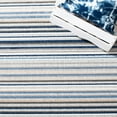 thumbnail image 6 of SAFAVIEH Cabana Fedelma Striped Indoor/Outdoor Area Rug, Grey/Blue, 10' x 14', 6 of 14