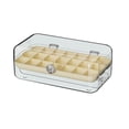 thumbnail image 1 of Jewelry Organizer Box with Clear Lid Plastic Organizer Storage Box Container for Drawer Dresser Vanity, 1 of 2