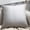 Gray, variant on Faux Artificial Leather Gray 17.7Inch Pillow, Square Decorative Cushion, Lightweight Summer Accent for Living Room, Bedroom, Sofa or Outdoor Seating