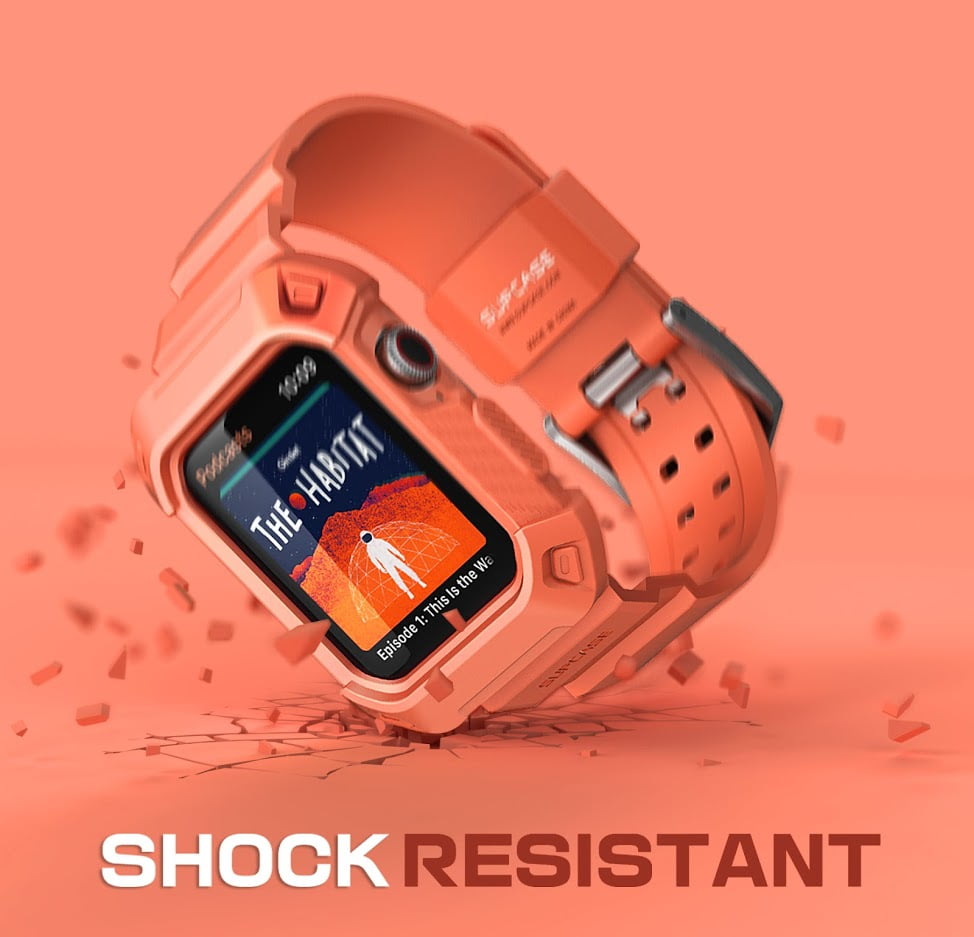 apple watch 4 case 44mm 2018 supcase rugged protective case