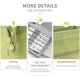 thumbnail image 4 of Pencil Case Large Capacity Pencil Pouch Handheld Pen Bag Cosmetic Portable Gift for Office School Teen Girl Boy Men Women Adult (Green), 4 of 4