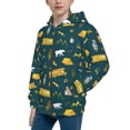 thumbnail image 2 of Kdxio Camping Pattern Kids Boys Girls Zip Up Hoodie 3D Printed Hooded Sweatshirt Hoody Coat with Pocket 7-12 Y-Medium, 2 of 6