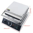 thumbnail image 4 of Commercial Ice Cream Cone Maker,Waffle Maker Machine,Electric Waffle Cone Maker.Stainless Steel Breakfast Baker Machine with Temperature and Time Control for Restaurant or Home, 4 of 10