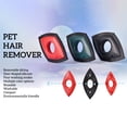 thumbnail image 4 of Removedor de pelo de animales portátil tela cepillo de eliminación rápida viaje Pro pelusa muebles sofá cama raspador lavado para sofá naranja Eigraketly PT000629-04B, 4 of 7