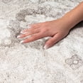 thumbnail image 3 of Addison Rugs Dream Shag Premium Machine Washable Transitional Open Field, Ornate Taupe Rectangle Rug, 8' x 10', 3 of 8