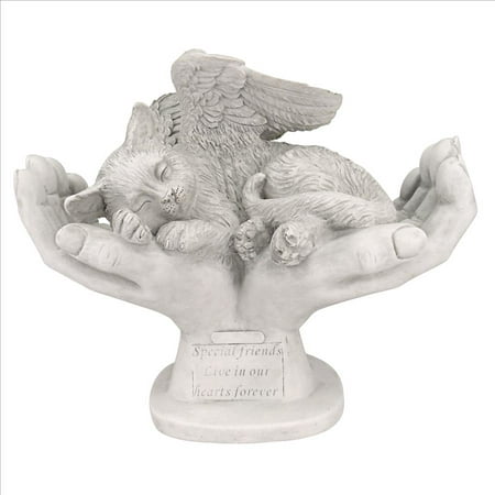 Design Toscano In God s Hands Cat Memorial Statue