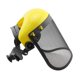 thumbnail image 5 of Protector facial para motosierra ajustable con visera de malla metálica, protector facial de malla forestal profesional para deshierbe, motosierra y, 5 of 8