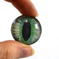 thumbnail image 3 of Green and Peach Dragon Glass Eyes, 3 of 8