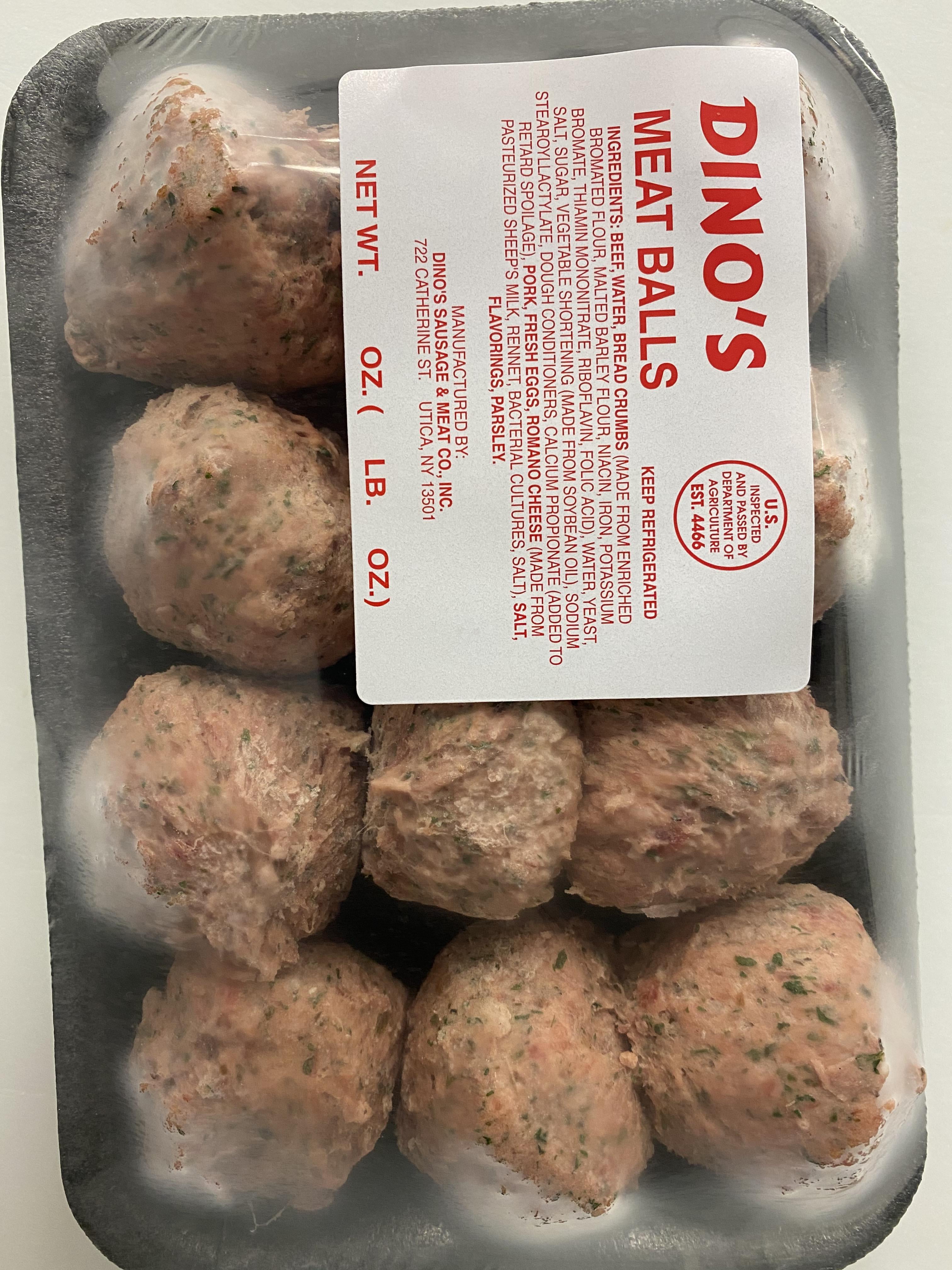 Dino's Meatballs, 1 2.0 lbs