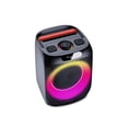 thumbnail image 1 of Bocina Bluetooth Party Heysong Tws Micrófono Portátil Negro, 1 of 6