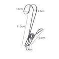 thumbnail image 3 of Fiudx Clip de Acero Inoxidable, Percha Resistente y Duradera, Ganchos Multifuncionales, Resistente Al Viento, Organizador de Ropa para Lavandería, Accesorios de Cocina, Juego de 6 Piezas, Tamaño 3,74, 3 of 3