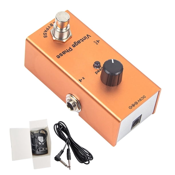 Efectos de guitarra Metal Distortion Overload Reverb Coro Efectos de sonido Accesorios para instrumentos Naranja