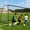 Black-18x7FT, variant on SLSY Steel Soccer Goals, 18x7/21x7/24x8 ft Soccer Goals for Backyard, Full Size Soccer Goal for Teens & Adults Training