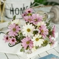 thumbnail image 5 of SPRING PARK 1Pc Artificial Fake Flowers Plastic Daisy Bouquet Party Garden Wedding Home Decor, 5 of 7