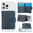 thumbnail image 3 of Decase for iPhone 14 Plus Flip PU Leather Back Cover with 2-in-1 Detachable Magnetic Wallet with 5 Card Slots Compatible Mag-Safe and RFlD Blocking Kickstand and Wireless Charging,Blue, 3 of 8