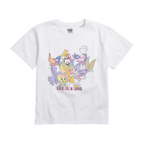 Elevenparis Mujer Looney Tunes Graphic T-Shirt blanco XL