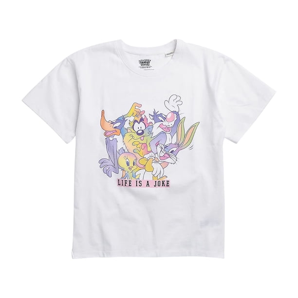 Elevenparis Mujer Looney Tunes Graphic T-Shirt blanco XL