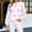 White, variant on Gamivast Heart Graphic Crewneck Sweater for Women Knit Long Sleeve Pullover Top with Ribbed Cuffs and Hem Relaxed Fit for Casual Holiday Party Lounge Travel Fall and Winter Hot Pink XXL