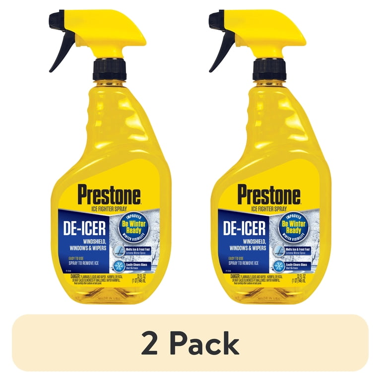 Prestone Windshield De-Icer Spray, 32 oz (2-Pack) photo 1