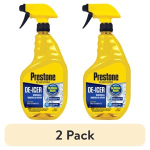 Prestone Windshield De-Icer Spray, 32 oz (2-Pack)