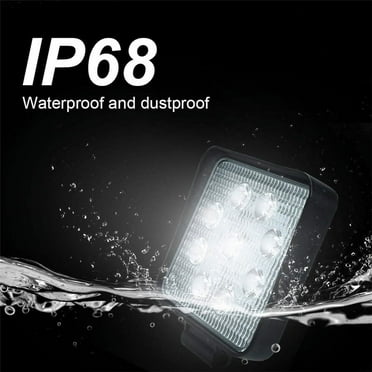 Acaige 1Pc 4.5Inch 9Led 45W 6500K Aluminum Square Led Work Light Fog Driving Lamp Offroad Suv Spotlight Bar Boat