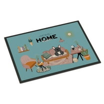 Black French Bulldog Sweet Home Indoor or Outdoor Mat 24x36 CK7859JMAT