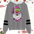 thumbnail image 2 of WILLBEST Sudaderas de Mujer Sudadera con Capucha y Cordón con Estampado Navideño Informal para Mujer 144 Grande, 2 of 3