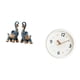 thumbnail image 5 of Figura de elefante,Figuras de elefantes,estatuas,adornos de animales,Escultura coleccionable para dormitorio,decoración del hogar,regalo.,Reloj de pared,Reloj de pared decorativo,moderno y, 5 of 8