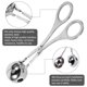thumbnail image 3 of Fabricante con asas antideslizantes desmontables, pinzas para hacer bolas de carne de acero inoxidable, cuchara para masa de galletas para cocina, 3 of 6