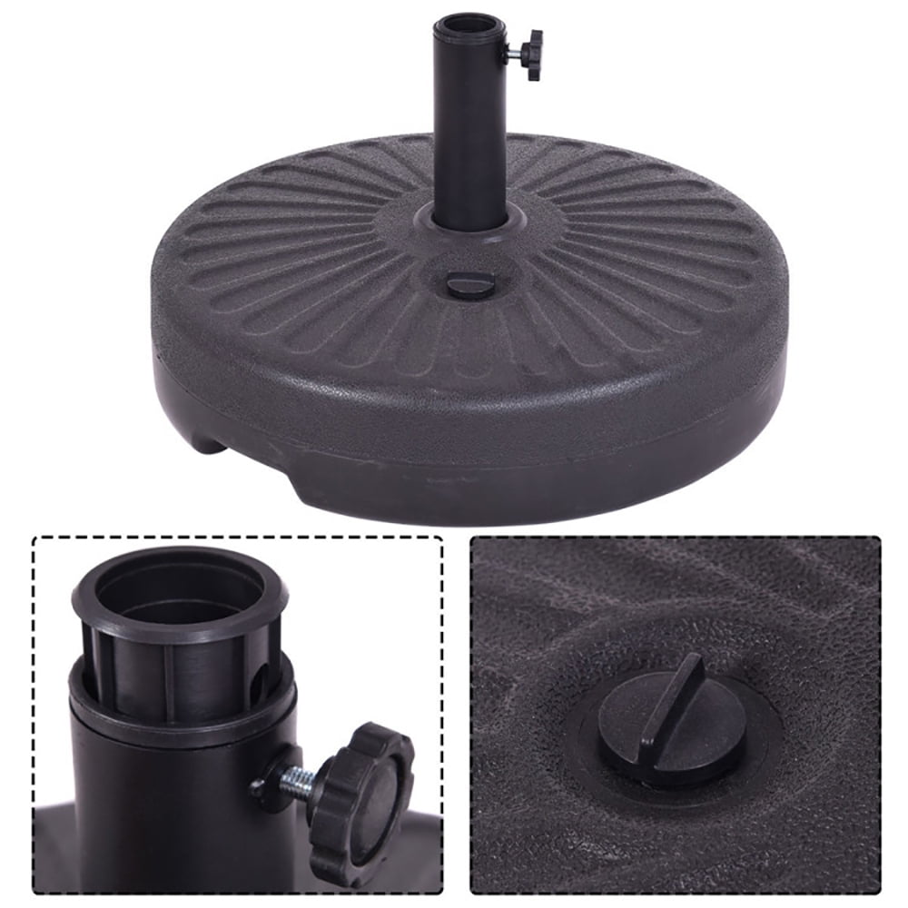 Aimee Lii 20 Inch Round 23L Water Filled Umbrella Base, Patio Umbrella Stand Aimee Lii 20 Inch Round 23L Water Filled Umbrella Base, Patio Umbrella Stand