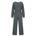 thumbnail image 6 of PuLe Two Piece Outfits Women’s Two Piece Crop Top & Wide Leg Pants Lounge Sweater Sets 2024 Fall Knit Sweatsuits Cozy Trendy Outfits, 6 of 7