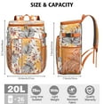 thumbnail image 3 of Hawaiian Floral Cooler Bag - 20L High-Capacity, Long-Lasting Insulation for Beach, Camping, Parties, 3 of 6