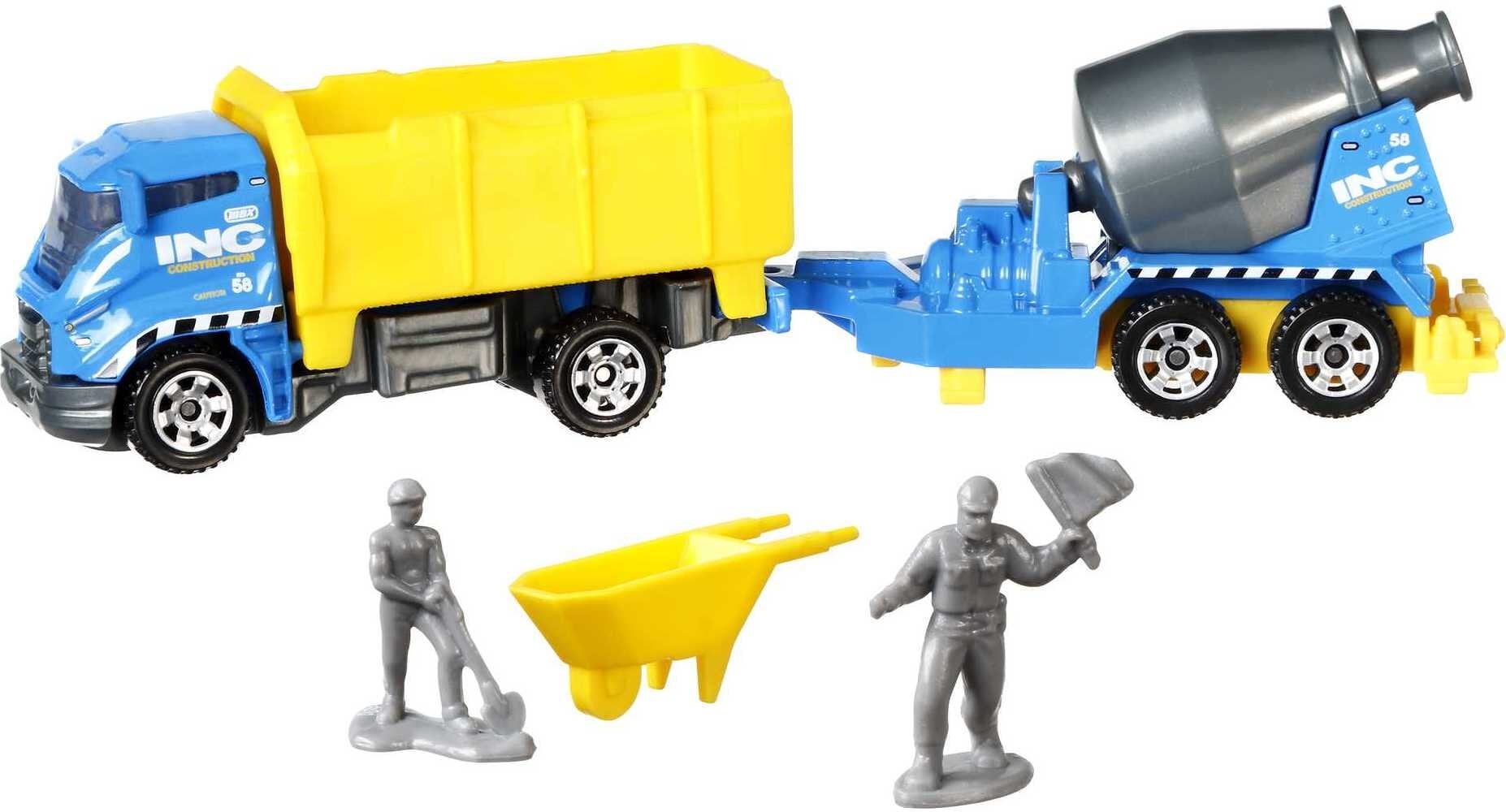 Multicolor for sale online Matchbox M9614 Hitch N’ Haul Themed Story Pack With 1 Vehicle & 1 Trailer 