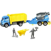 Matchbox Hitch N Haul Themed Story Pack with 1:64 Scale Vehicle & Trailer Plus 4 Accessories (6 Pieces Total) (Styles May Vary)