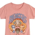 thumbnail image 3 of Marvel The Avengers - Floral - Toddler And Youth Girls Fitted Short Sleeve Graphic T-Shirt, 3 of 5